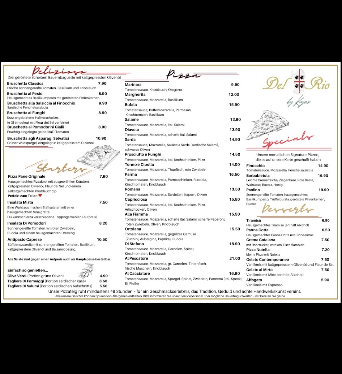 Del Rio Photo Menu 1