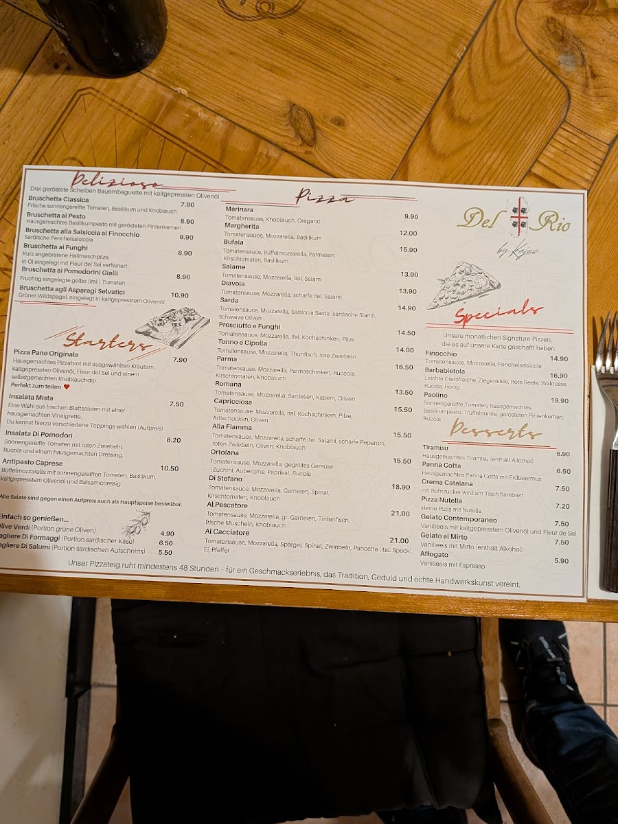 Del Rio Photo Menu 2