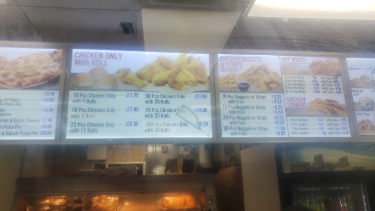 Jersey Fried Chicken Photo Menu 1