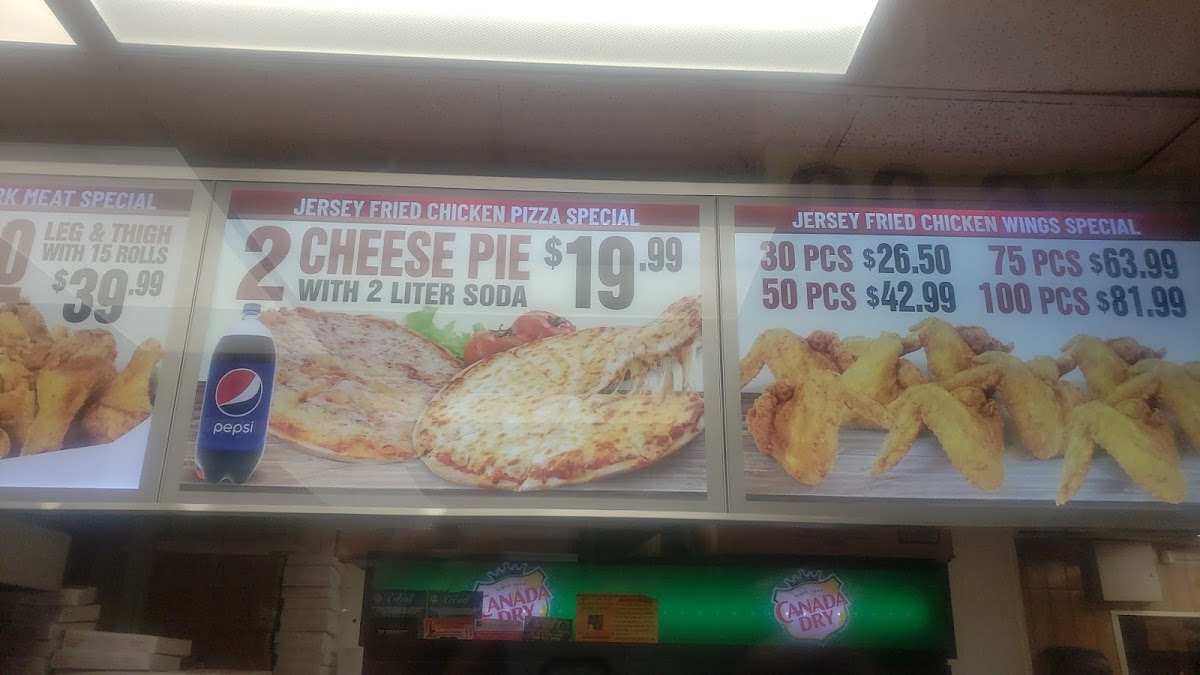 Jersey Fried Chicken Photo Menu 2