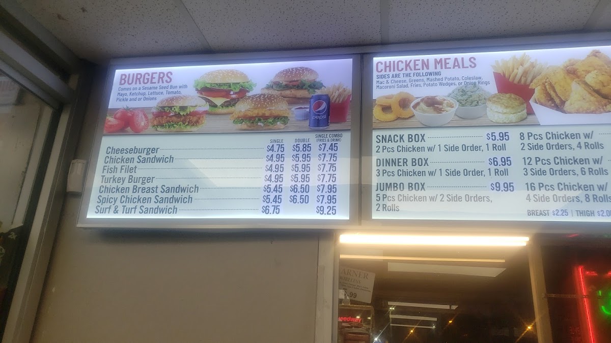 Jersey Fried Chicken Photo Menu 4