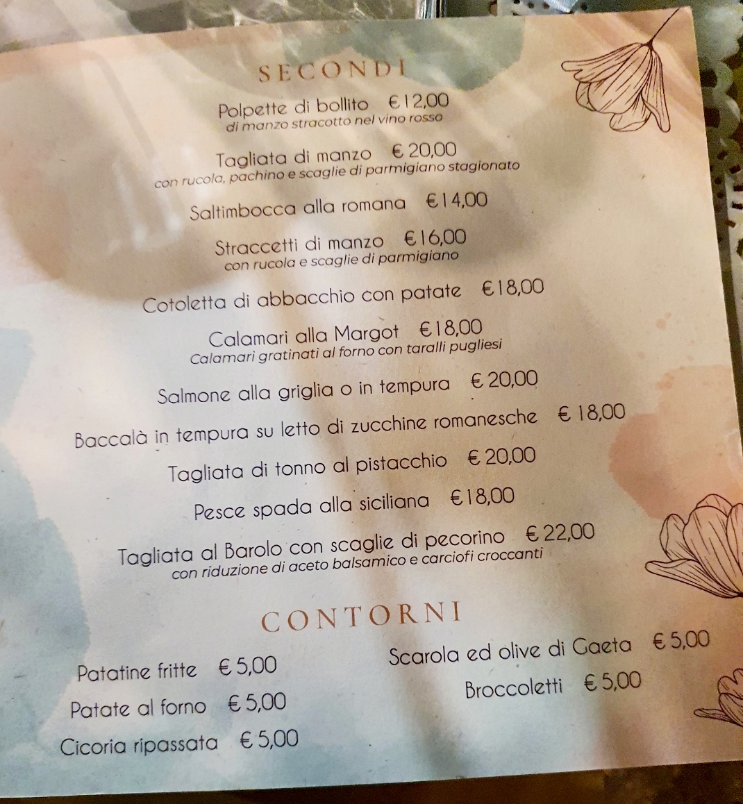 Margot - Ristorante Prati Photo Menu 9