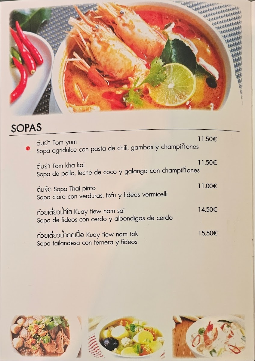 Restaurant Thai Pinto Photo Menu 2