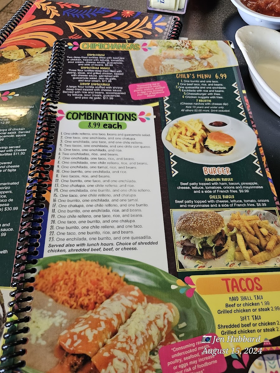 La Catrina Mexican Restaurant Photo Menu 2