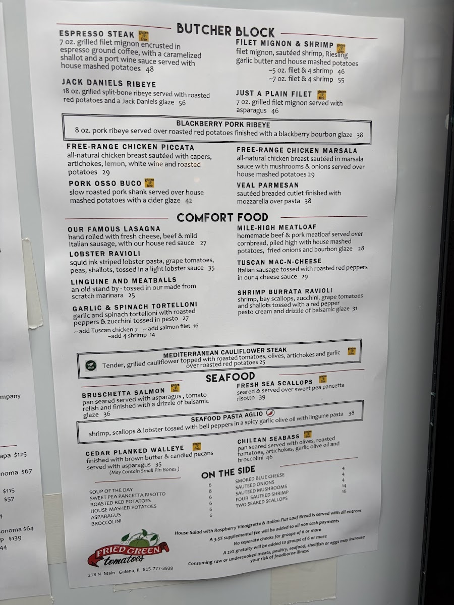 Fried Green Tomatoes Photo Menu 2