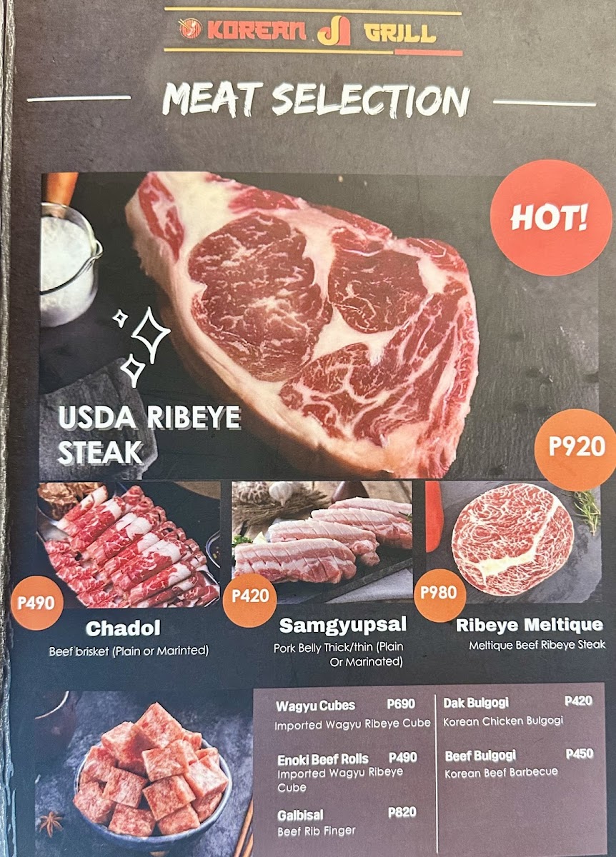 Korean J Grill BF Homes Photo Menu 1