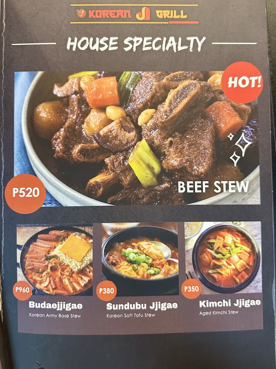 Korean J Grill BF Homes Photo Menu 2