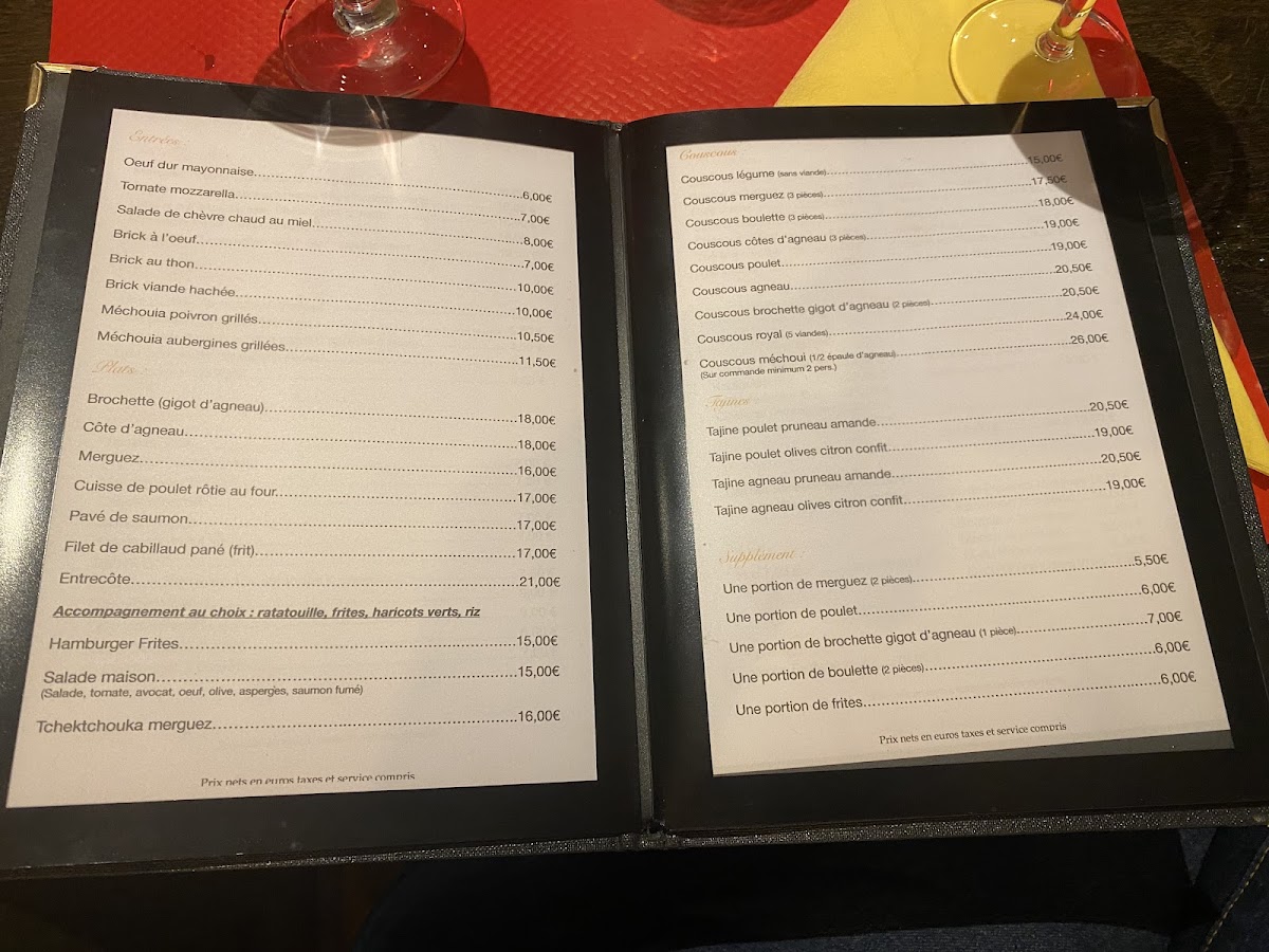Bistrot des Ternes Photo Menu 3