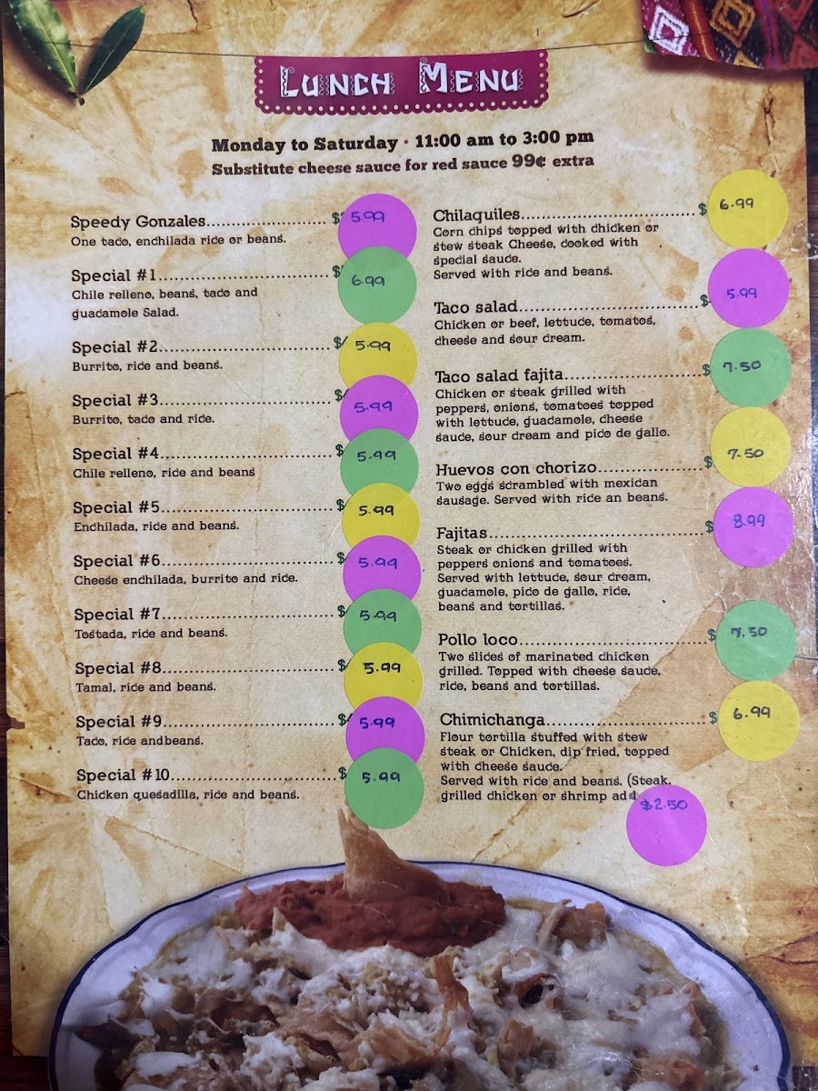EL REY MEXICAN RESTAURANT Photo Menu 9