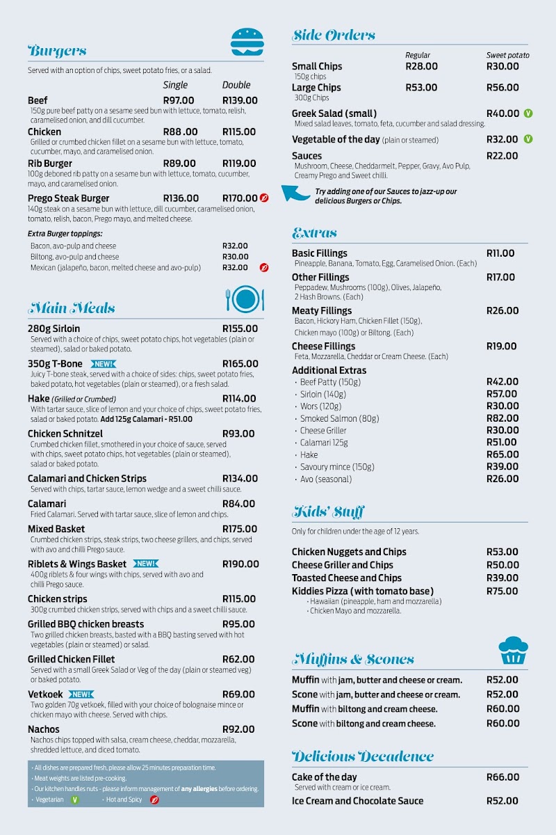 Vive Cafe - Mediclinic Photo Menu 2