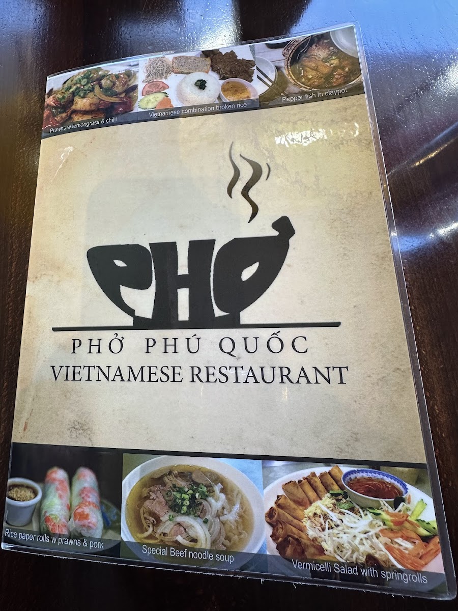 Pho Phu Quoc Photo Menu 9