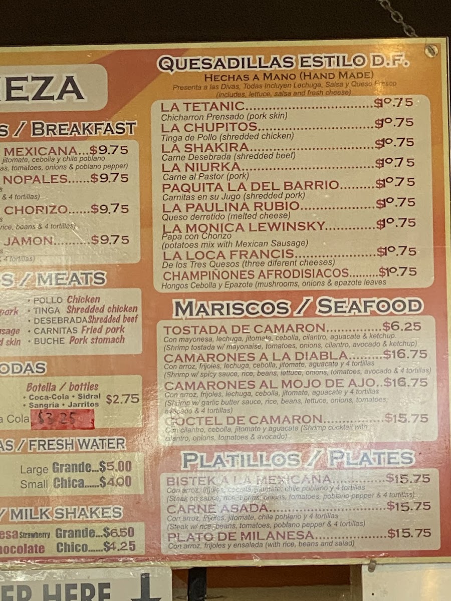 Tortas Chilangas CD NEZAHUALCÓYOTL Photo Menu 2