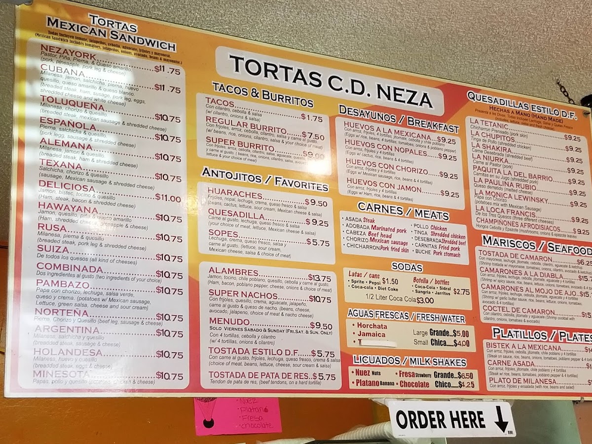 Tortas Chilangas CD NEZAHUALCÓYOTL Photo Menu 5