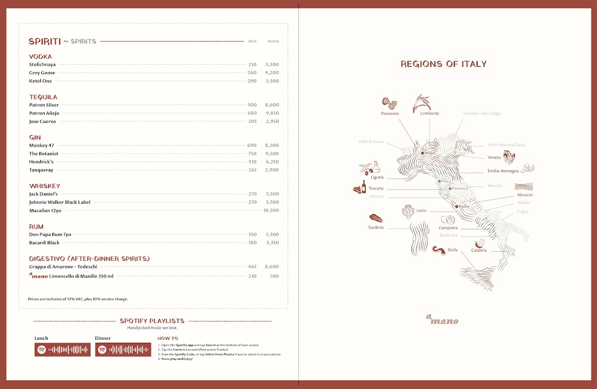 a mano EDSA Shangri-La Photo Menu 4