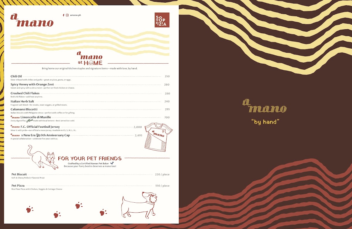 a mano EDSA Shangri-La Photo Menu 6