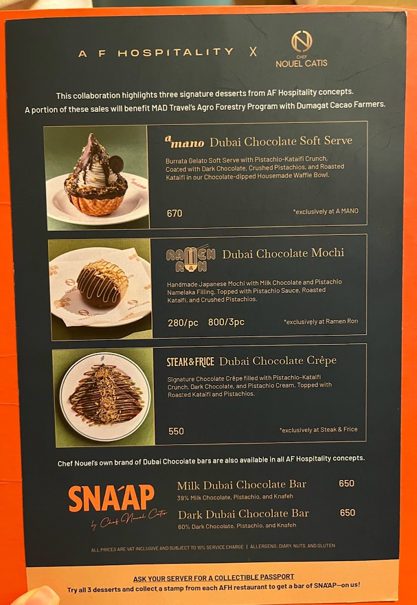 a mano EDSA Shangri-La Photo Menu 8