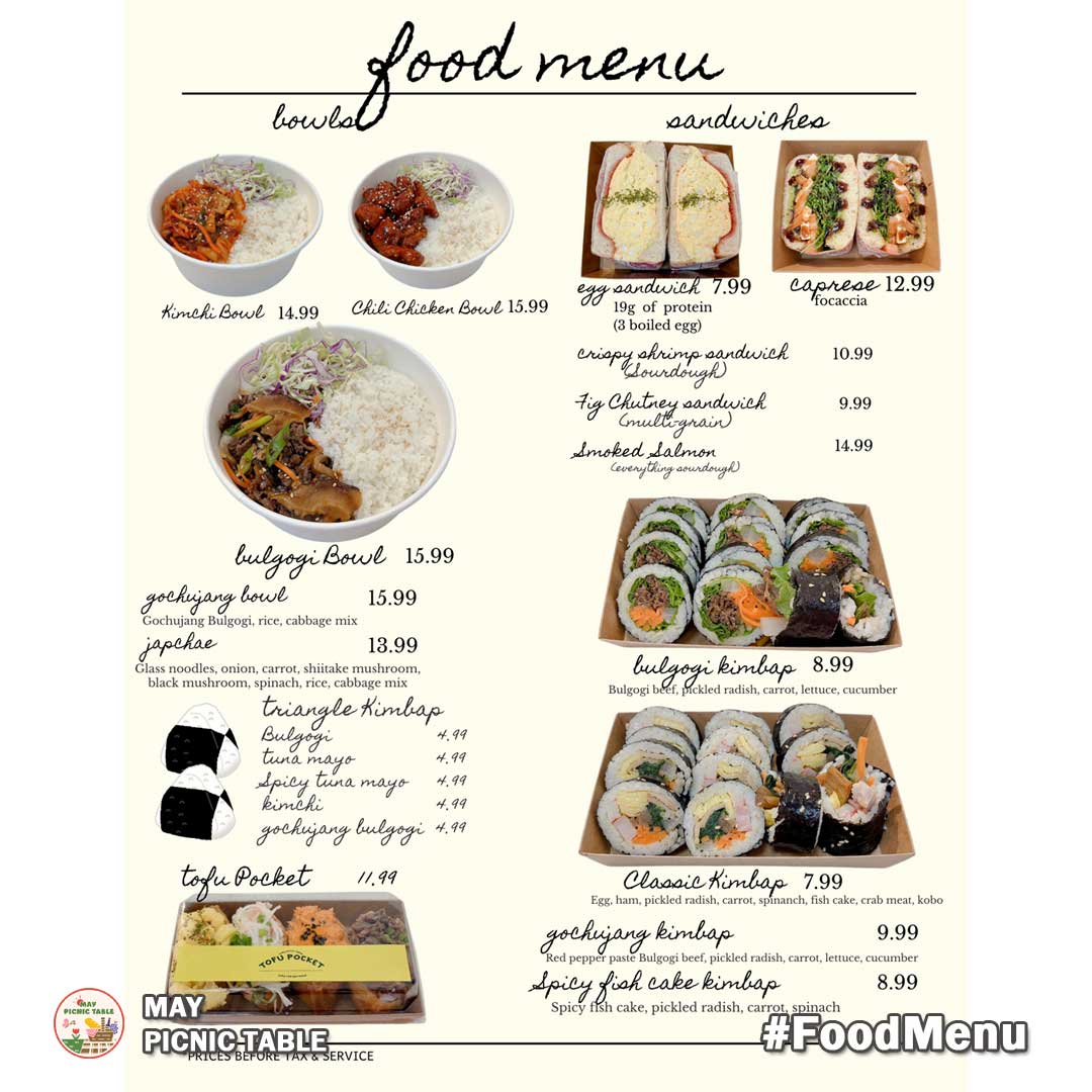 May Picnic Table Photo Menu 1