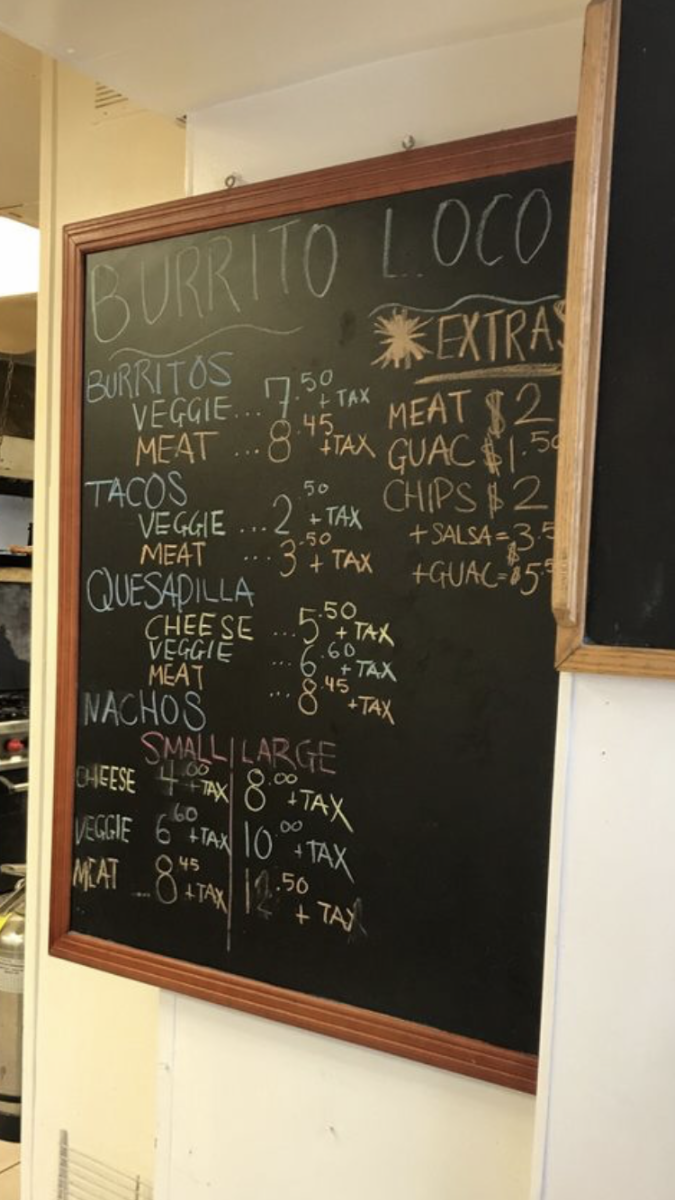 Burrito Loco Photo Menu 2
