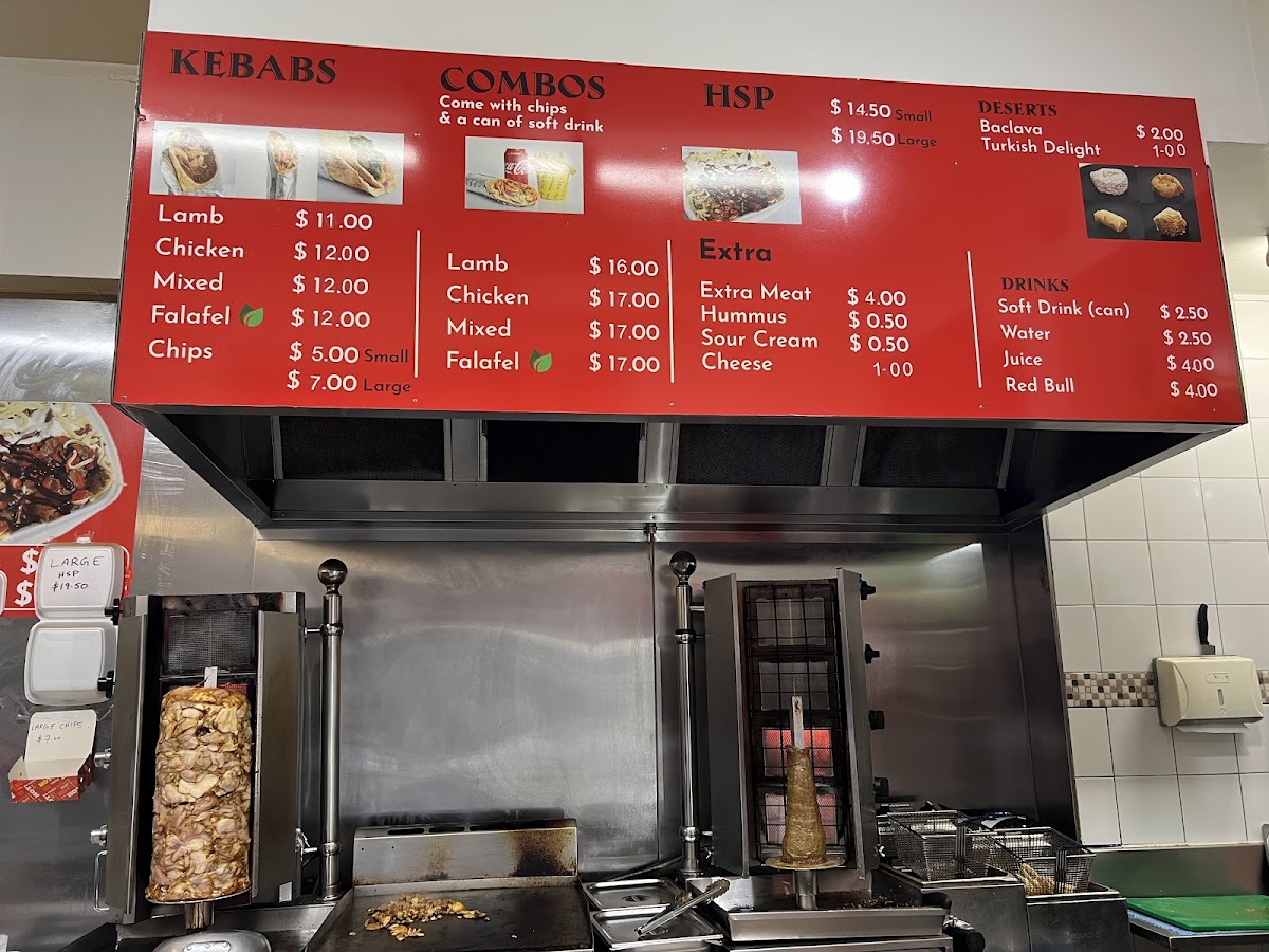 Coco Kebabs - St Kilda Photo Menu 1