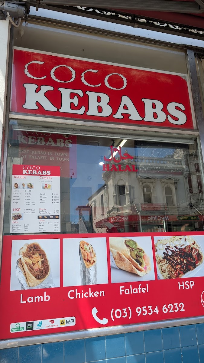 Coco Kebabs - St Kilda Photo Menu 10