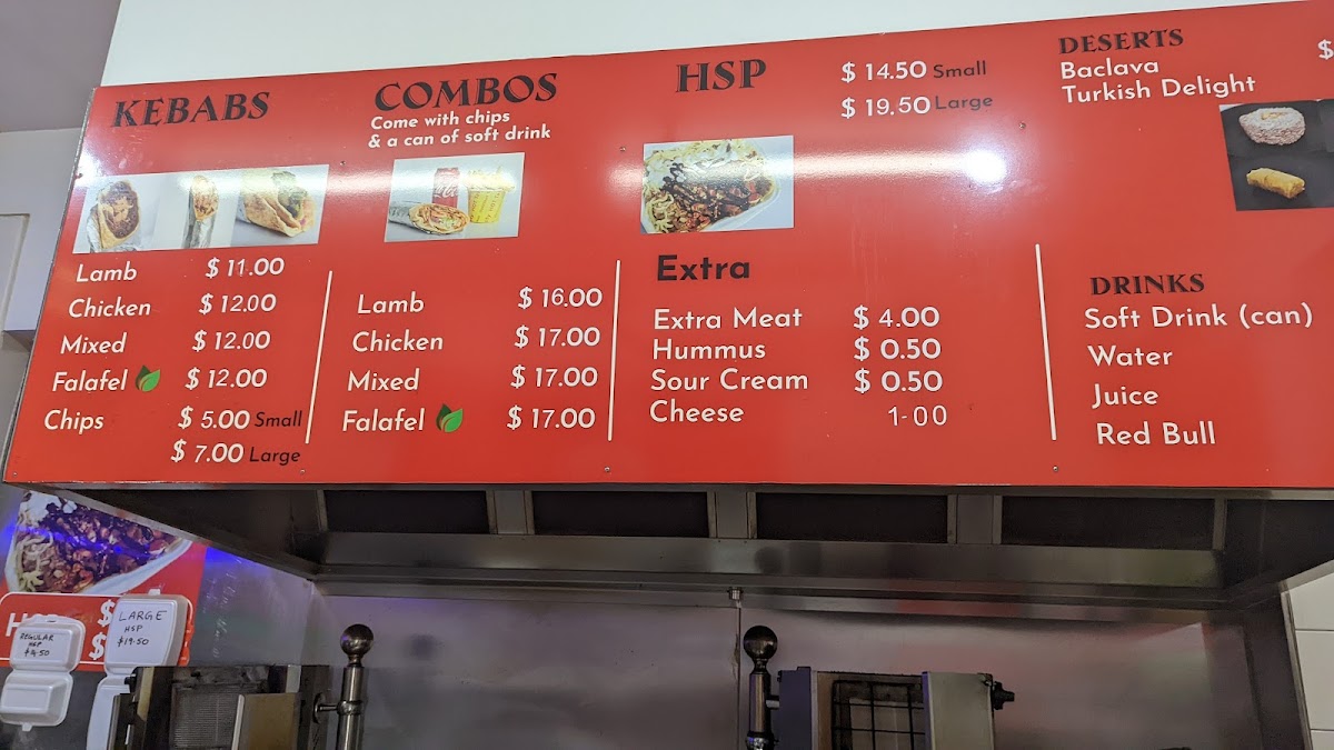 Coco Kebabs - St Kilda Photo Menu 3