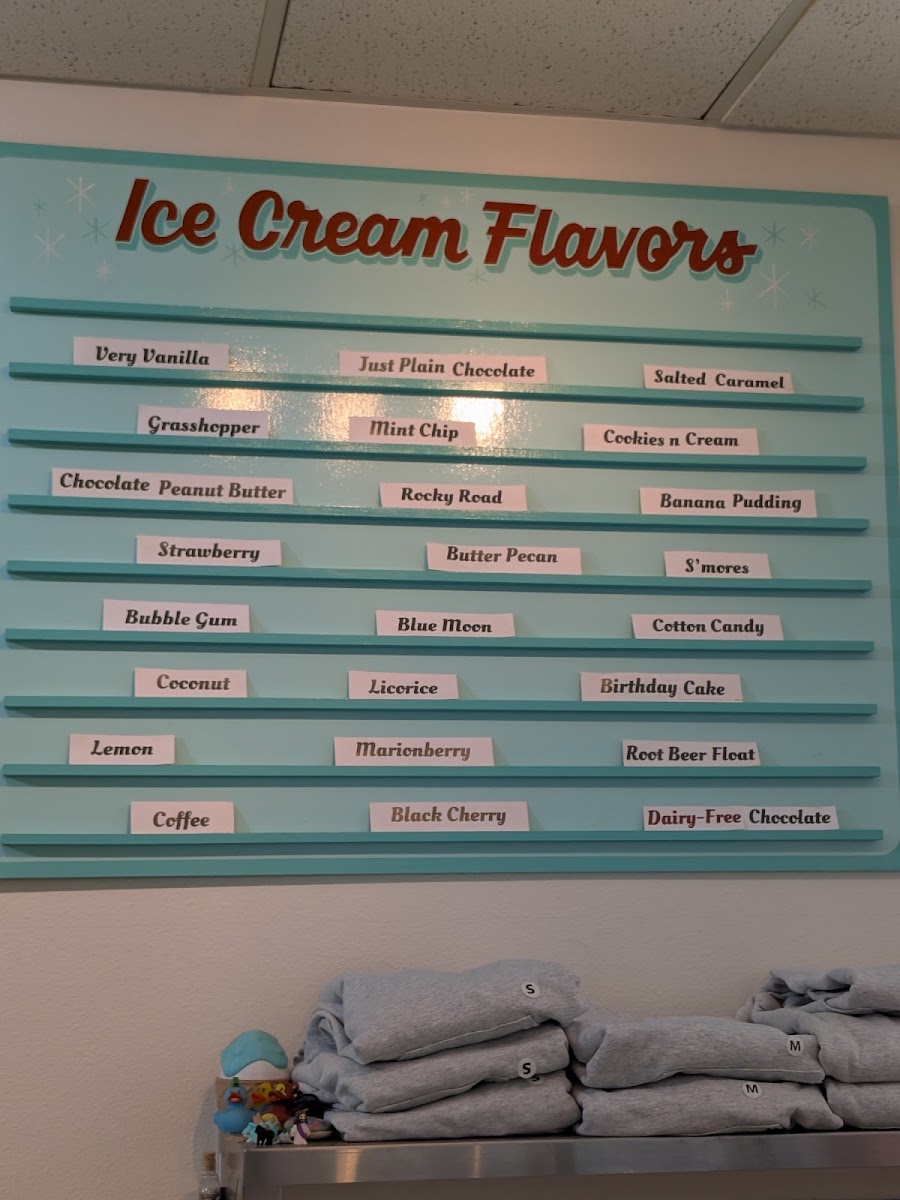 Zingers Homemade Ice Cream Photo Menu 2