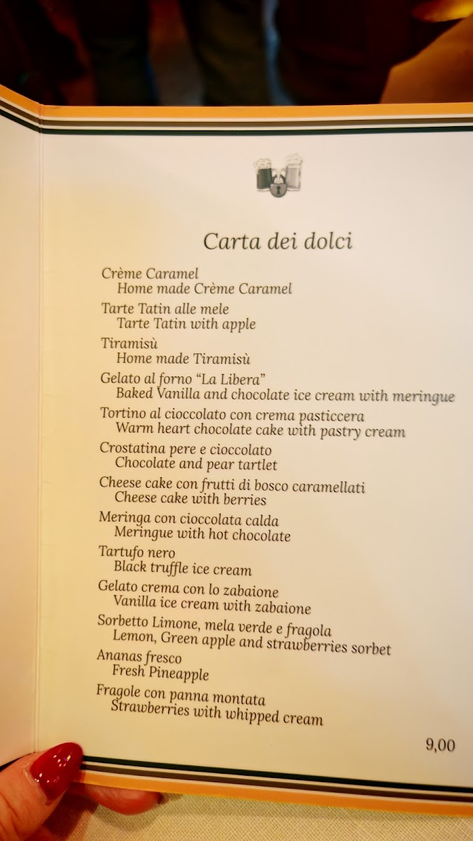 La Libera Photo Menu 2