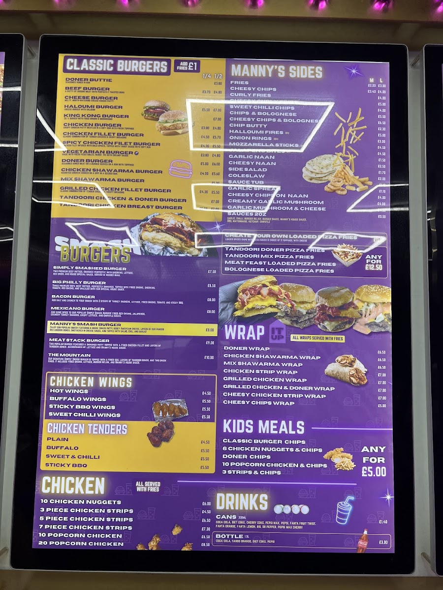 Manny's - Gipsyville Photo Menu 3