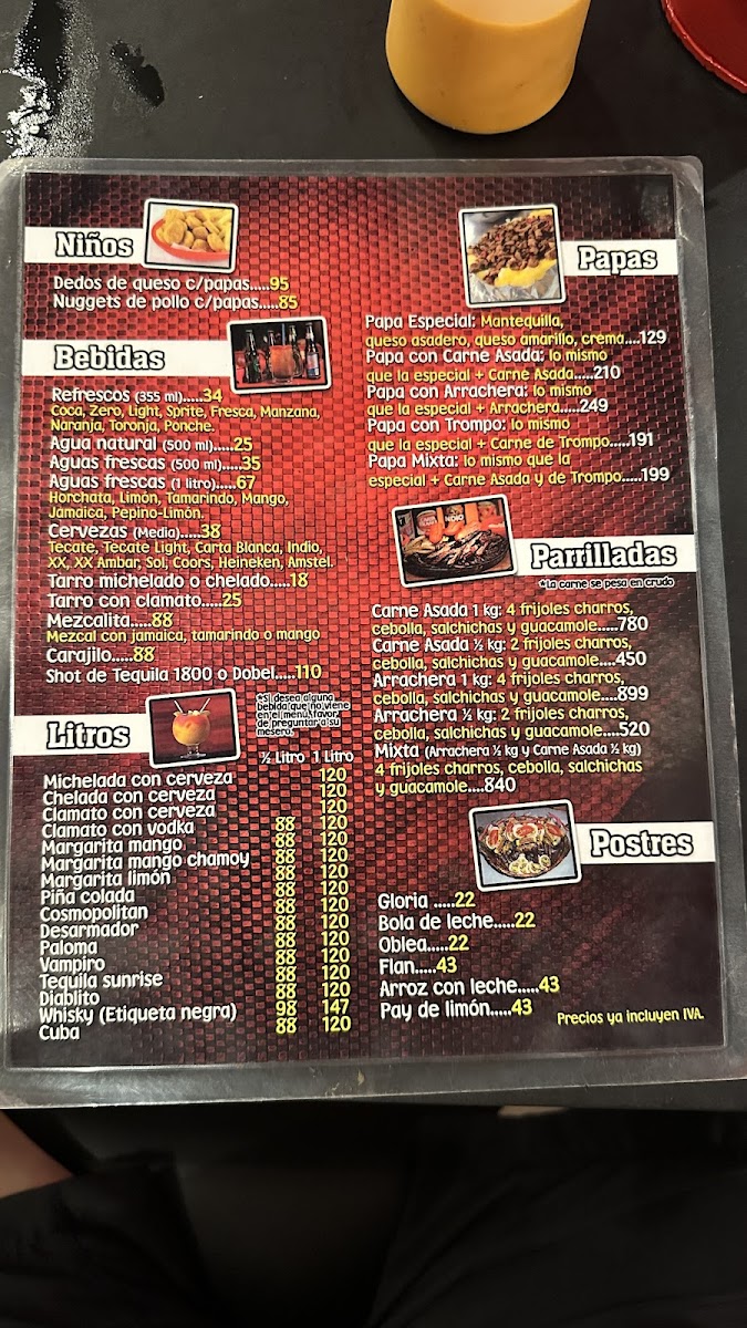 Los Tacos Parrillada - Revolución Photo Menu 2