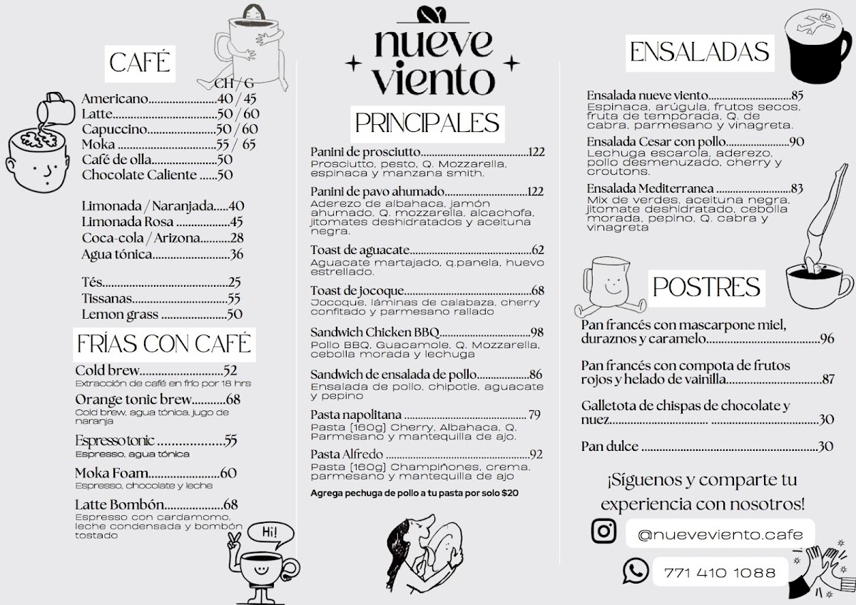 Nueve viento cafetería Photo Menu 3