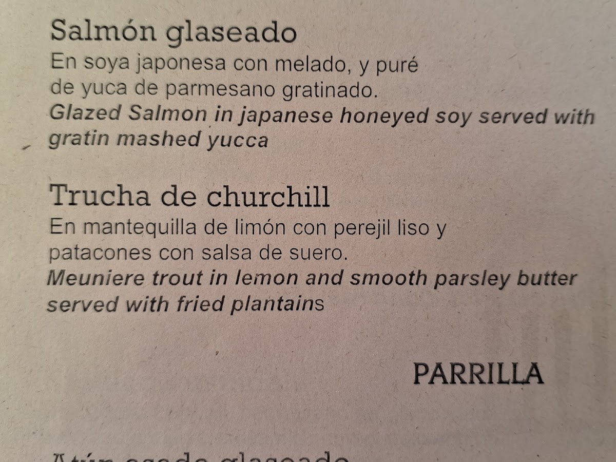 Restaurante La Capilla Photo Menu 3