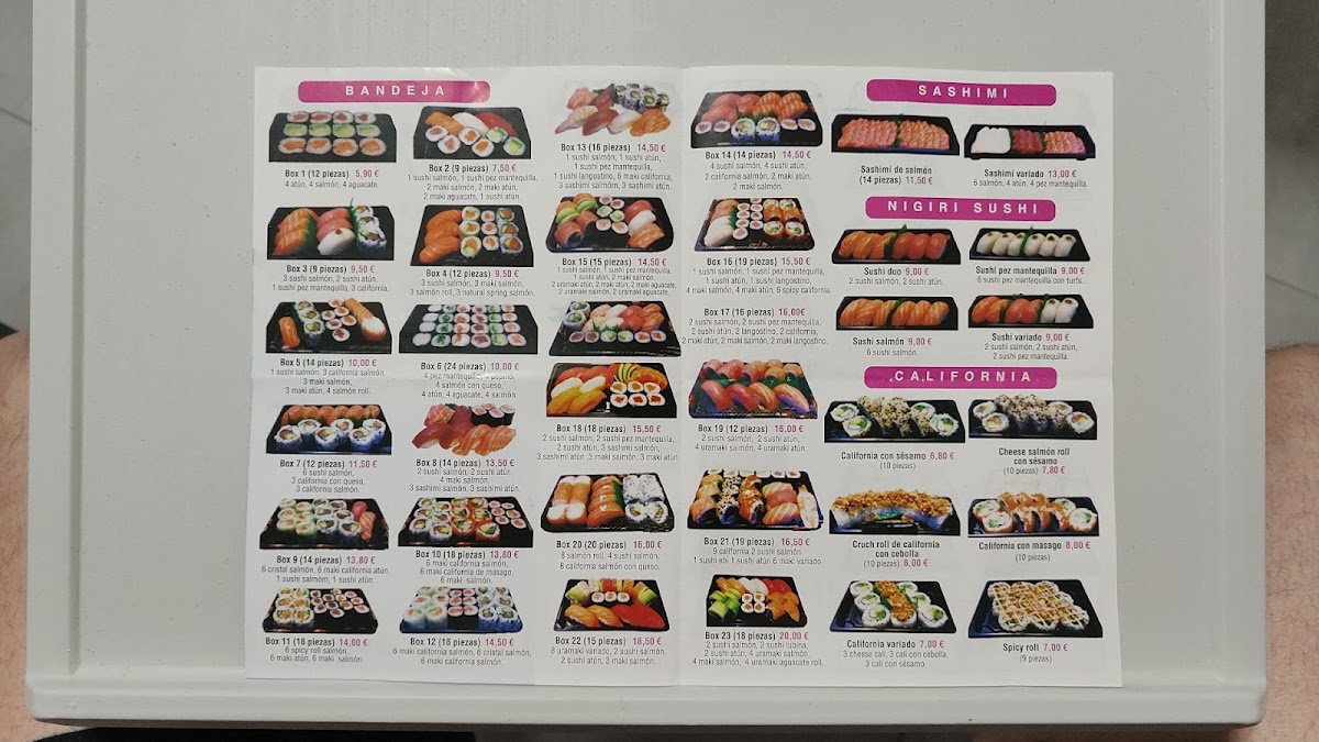 Sushi Yangyang Photo Menu 2