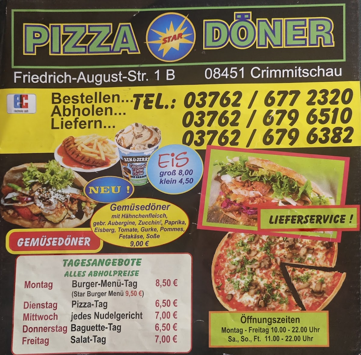 STAR Döner & Pizza Crimmitschau Photo Menu 1