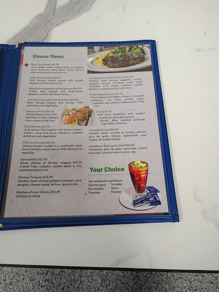 El Texano Salvadoreño Restaurant Photo Menu 8