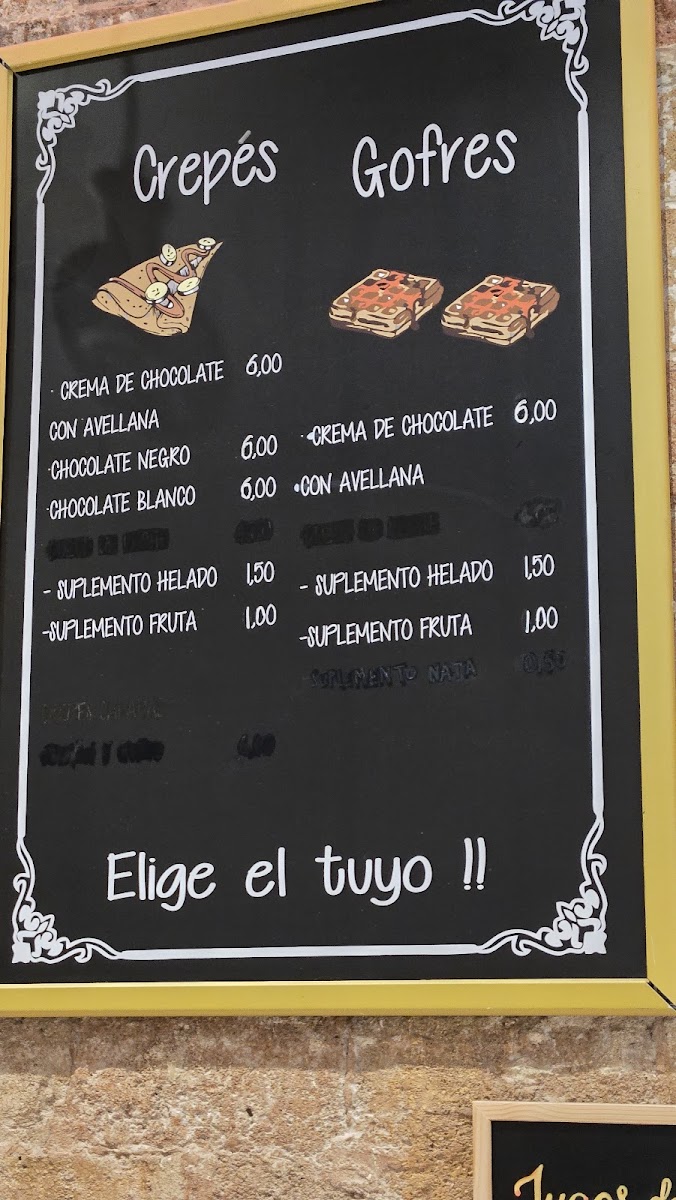 OGGI Gelato Barcelona Photo Menu 3