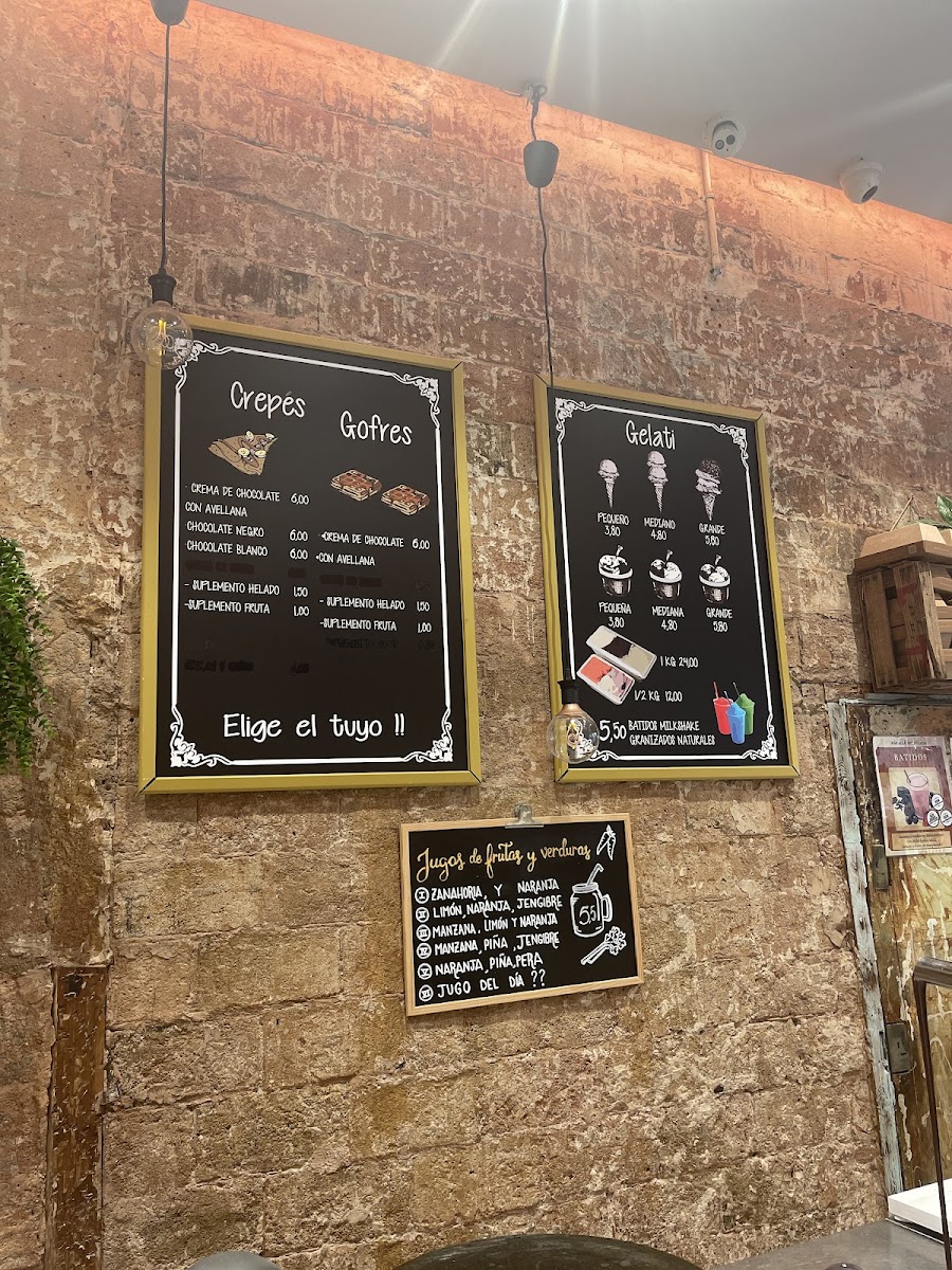 OGGI Gelato Barcelona Photo Menu 4