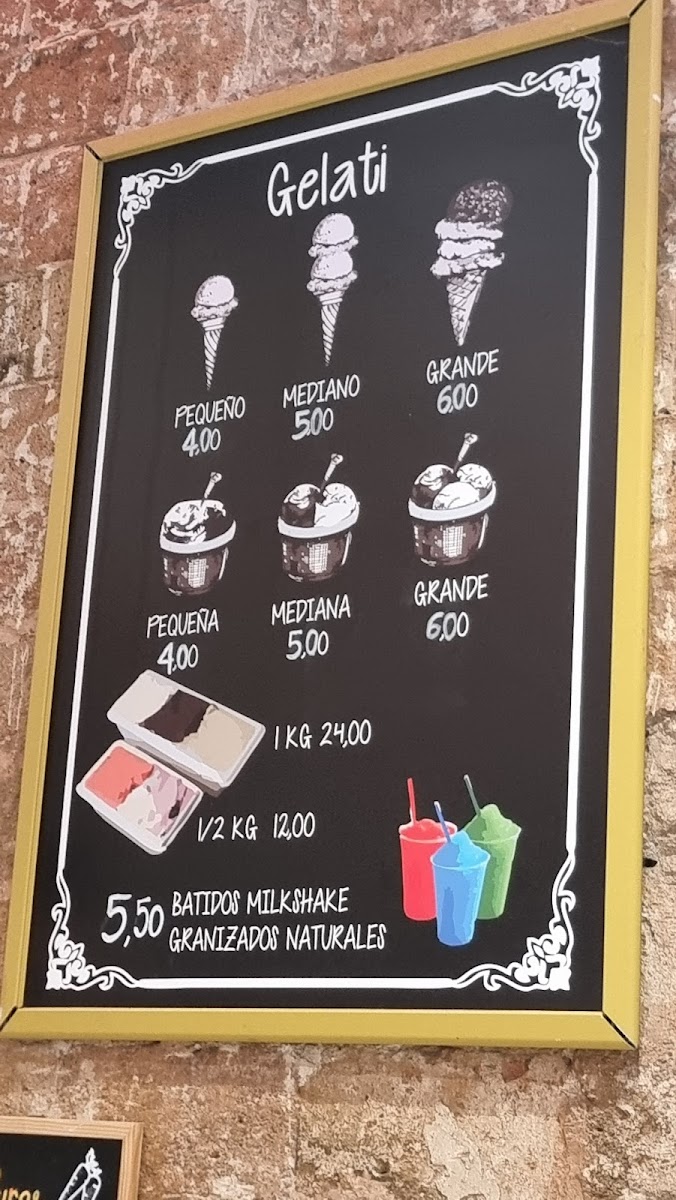 OGGI Gelato Barcelona Photo Menu 5