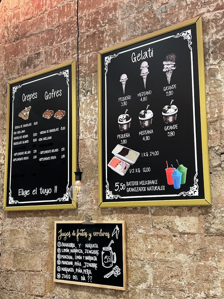 OGGI Gelato Barcelona Photo Menu 6