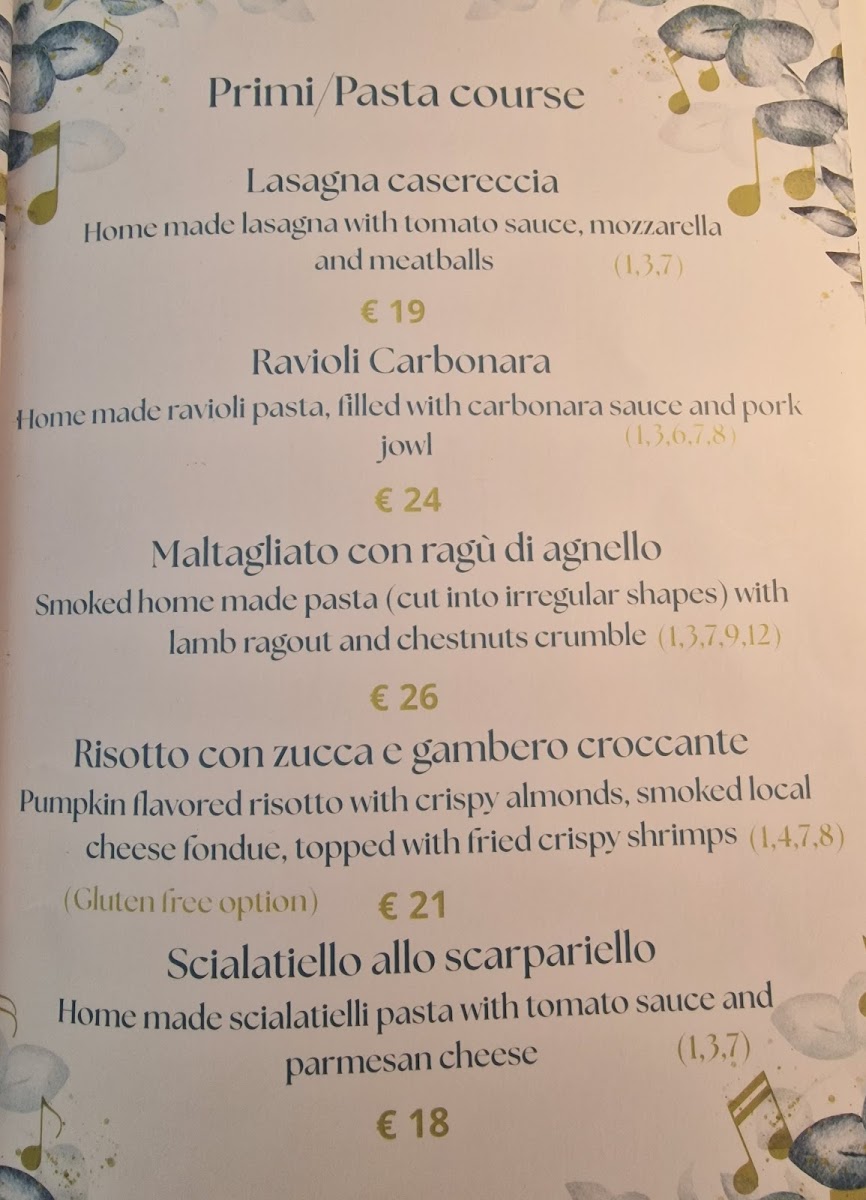 Osteria Ravello Photo Menu 2