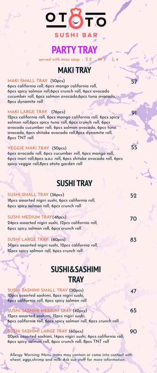Ototo Sushi Photo Menu 5