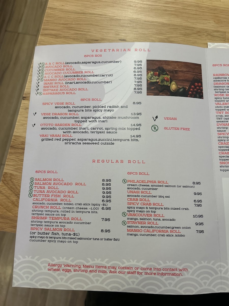 Ototo Sushi Photo Menu 8