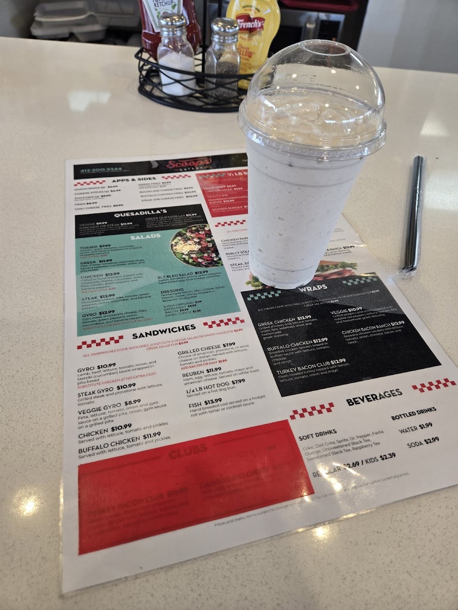 Scoops & More Eatery Photo Menu 5