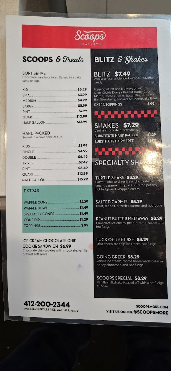 Scoops & More Eatery Photo Menu 7