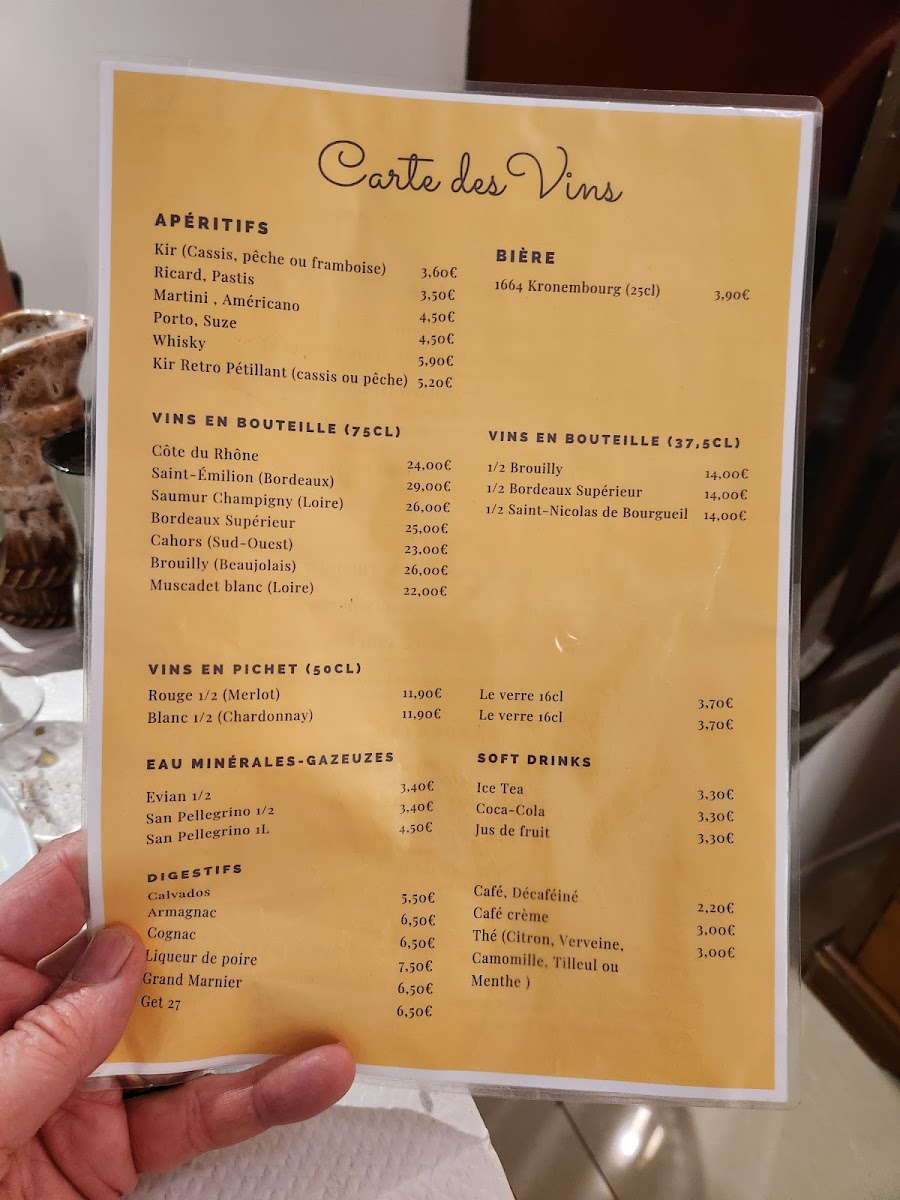 Le Coup de Torchon Photo Menu 8