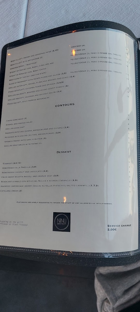 Ninu Bistrot Photo Menu 4