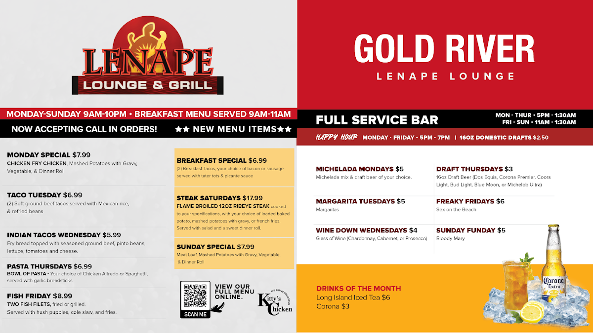 Lenape Lounge & Grill Photo Menu 2