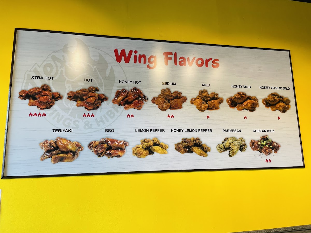 YES Wings & Hibachi Photo Menu 1