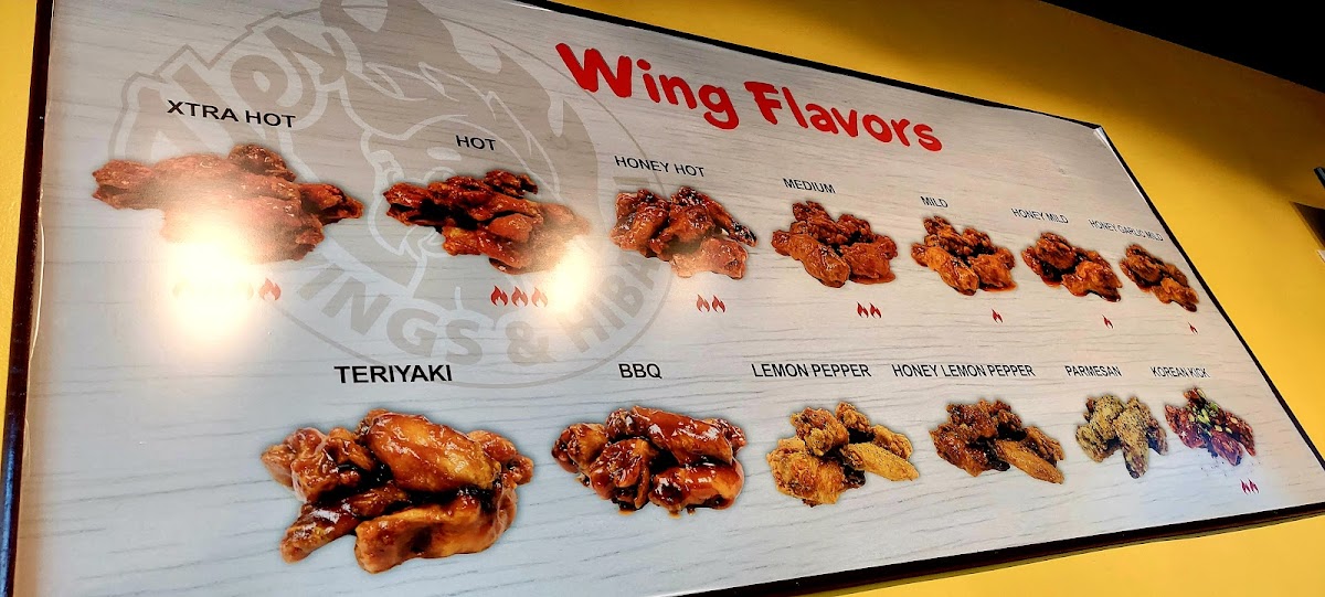 YES Wings & Hibachi Photo Menu 2