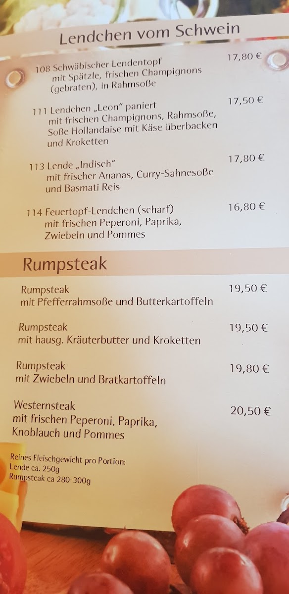 Schnitzelranch Am Lindenbrunnen Photo Menu 3