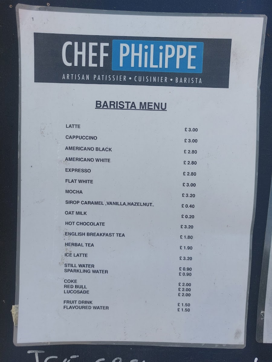 Chef Philippe Photo Menu 4